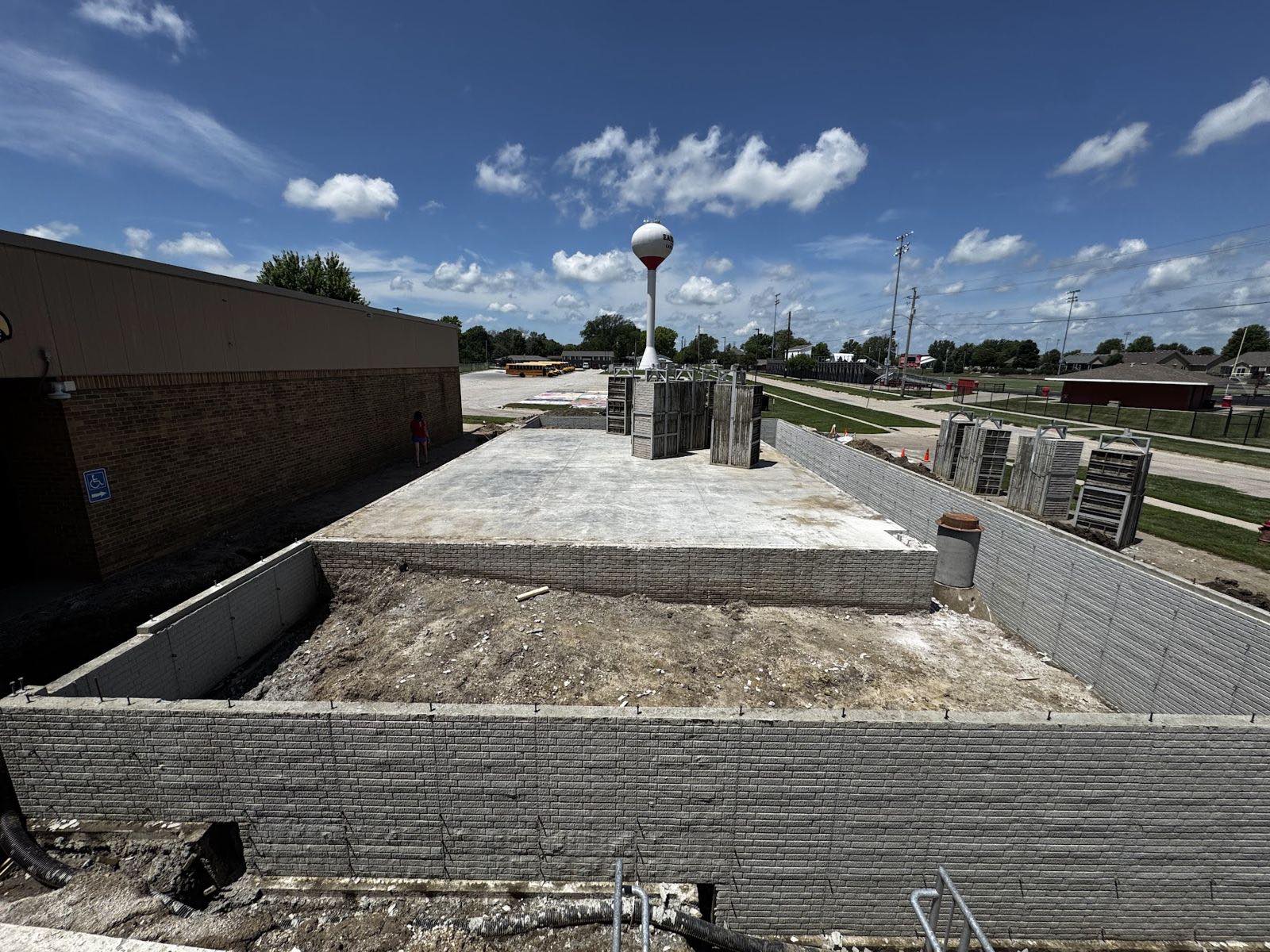 New foundation poured